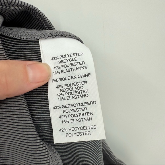 Vuori Lux Rib Split Bootcut Legging Pant in Heather Grey Size L - Picture 8 of 12